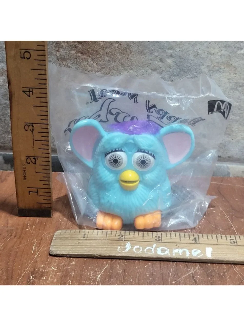 McDonalds Happy Meal Blue Purple Furby Toy 1998 Sealed Plastic Packaging